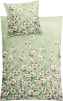 Kleine Wolke Wendebettwäsche Magnolia Grün Mako-Satin Bild 2