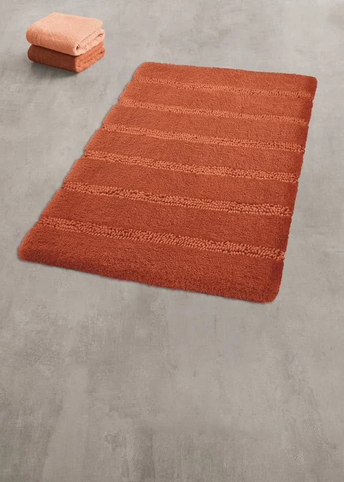 Kleine Wolke Badematte Monrovia Terrakotta Mikrofaser