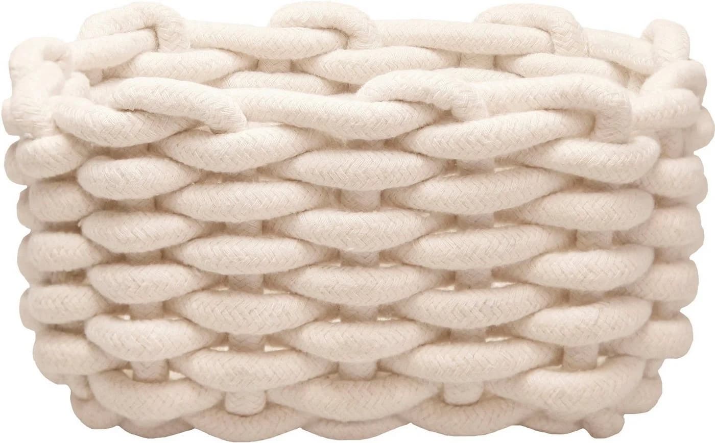 Kleine Wolke Aufbewahrungsbox Fellone Beige Geflochten - Bild 2