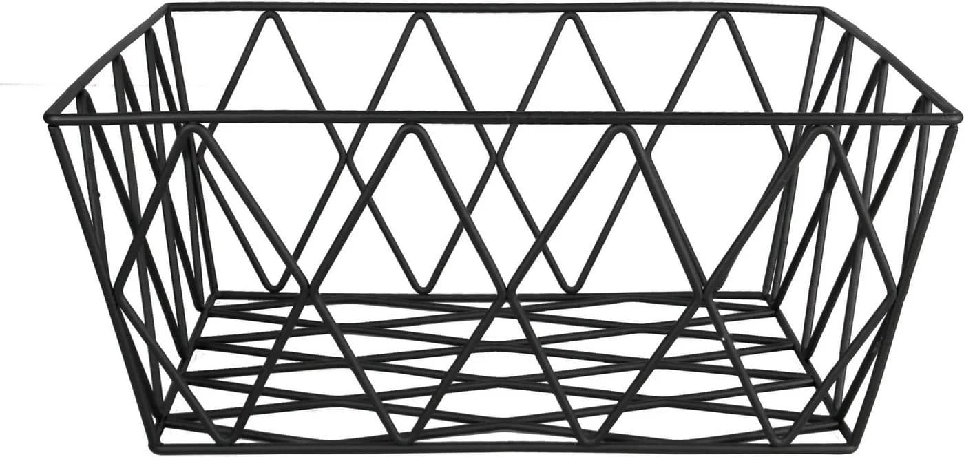 Kleine Wolke Aufbewahrungskorb Slack Schwarz Modern - Bild 2