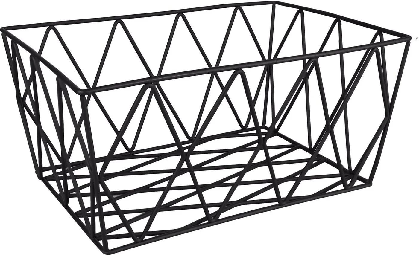 Kleine Wolke Aufbewahrungskorb Slack Schwarz Modern - Bild 3