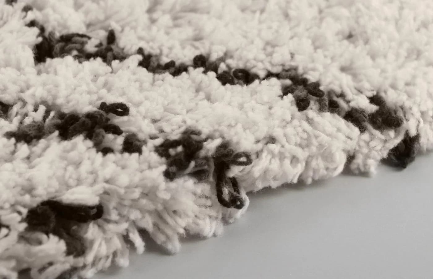 Kleine Wolke Badematte Boho Rautenmuster Natur 100% Baumwolle - Bild 4