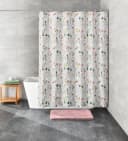 Kleine Wolke Duschvorhang Flores Bunt Polyester mit Ringen Bild 1