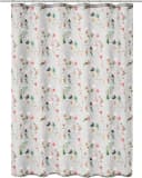 Kleine Wolke Duschvorhang Flores Bunt Polyester mit Ringen Bild 2