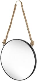 Kleine Wolke Kosmetikspiegel Rope Schwarz Hanf Bild 1