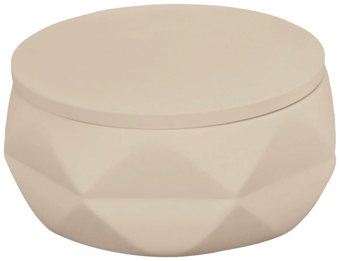 Kleine Wolke Aufbewahrungsdose Crackle Jar Set Beige Polyresin - Bild 2