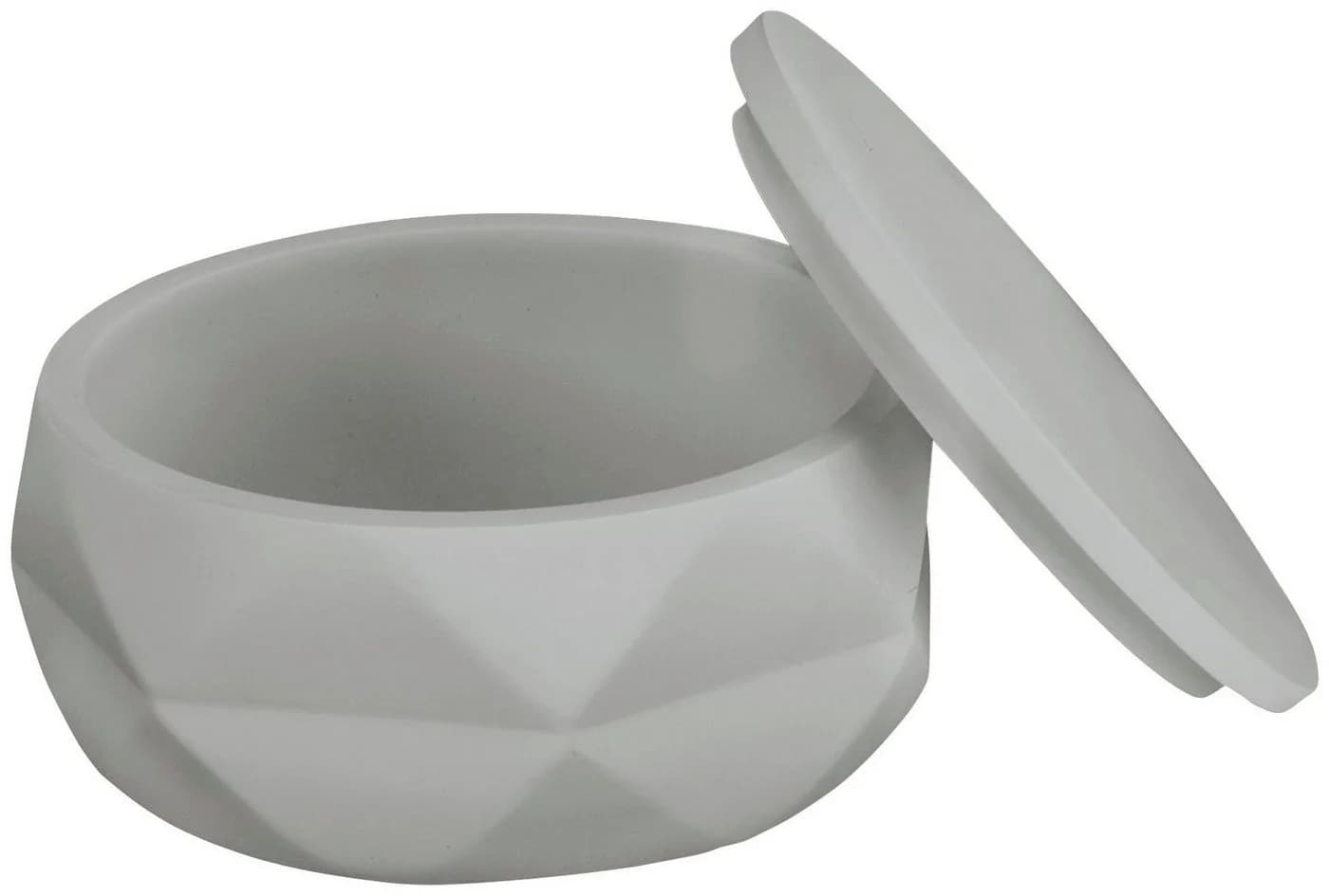 Kleine Wolke Aufbewahrungsdose Crackle Jar Set Grau Polyresin