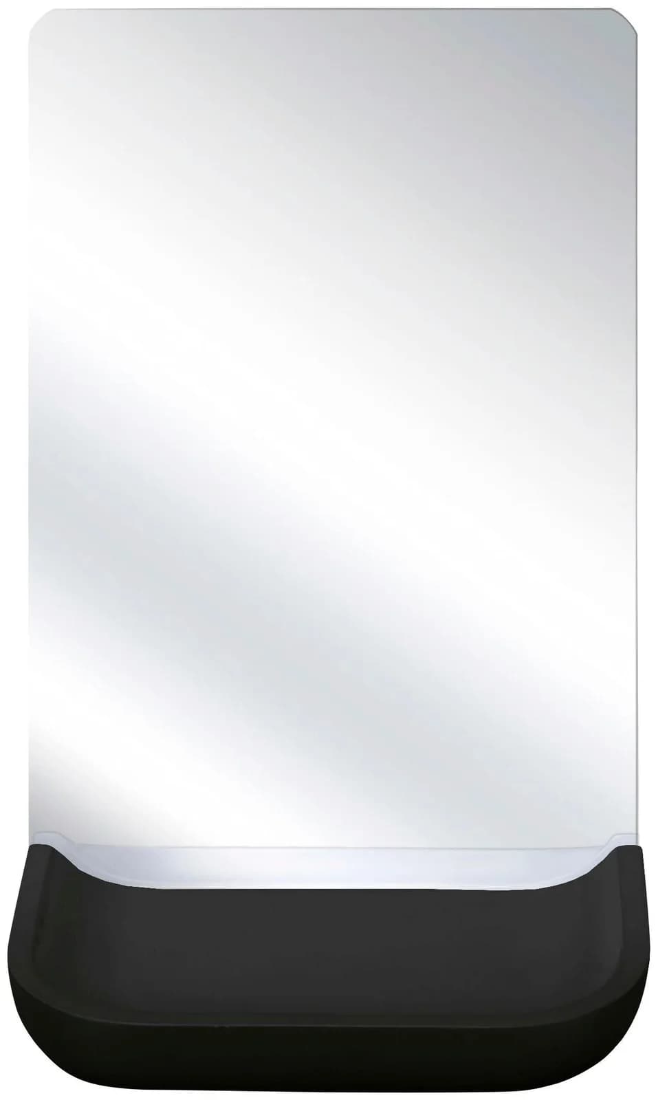Kleine Wolke Kosmetikspiegel Tray Mirror Schwarz Glas Polyresin