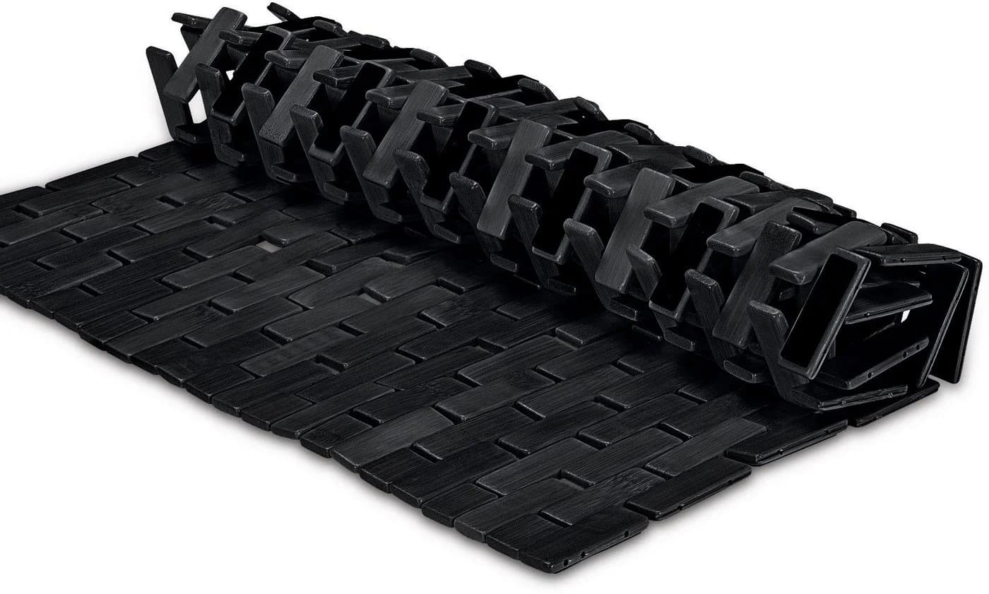 Kleine Wolke Badematte Palito Schwarz 100% Bambus - Bild 4