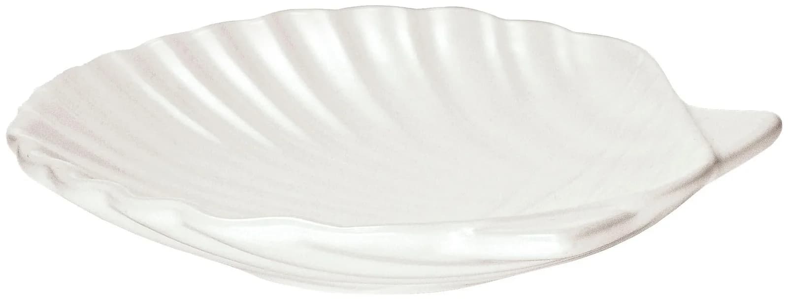 Kleine Wolke Seifenschale Concha Weiß Keramik Muschelform - Bild 2