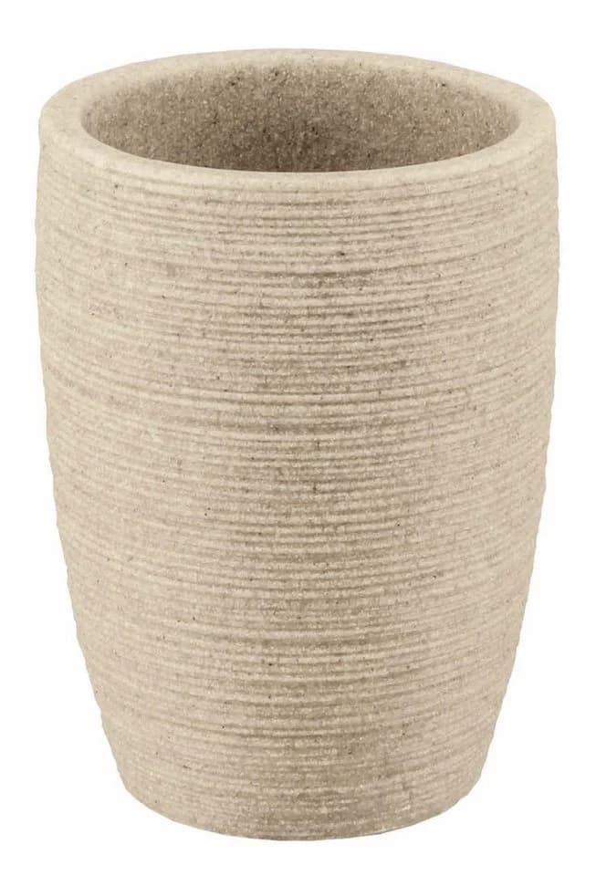 Kleine Wolke Zahnputzbecher SAND Beige Polyresin - Bild 2