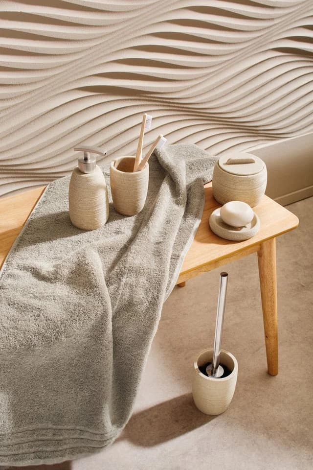 Kleine Wolke WC-Bürsten-Halter SAND Beige Polyresin