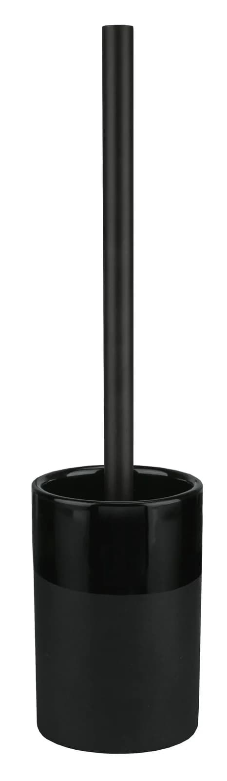 KLEINE WOLKE WC-Garnitur Deep Schwarz Keramik Reinigungsbürsten