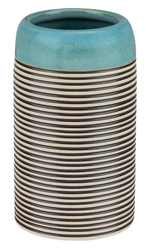 Zahnputzbecher OKAPI Blau Türkis Grün Keramik - Bild 2