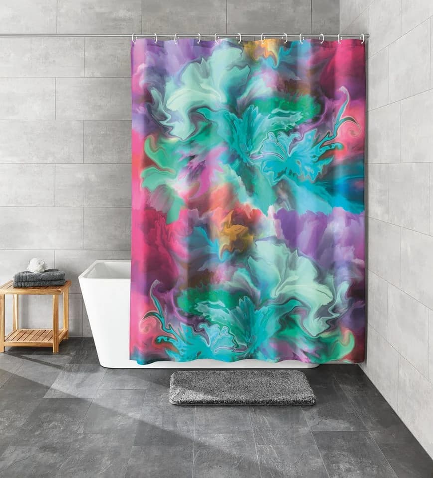 Duschvorhang KLEINE WOLKE "Fusion" Multicolor Polyester