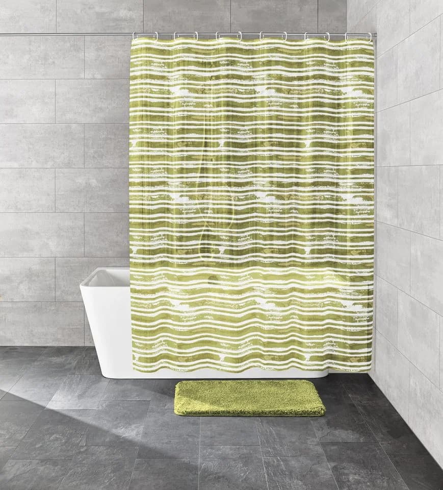Duschvorhang KLEINE WOLKE "Raia" Palme PEVA 180x200 cm - Bild 2