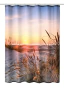 Fotorealistischer Duschvorhang mit Dünenlandschaft Bild 1