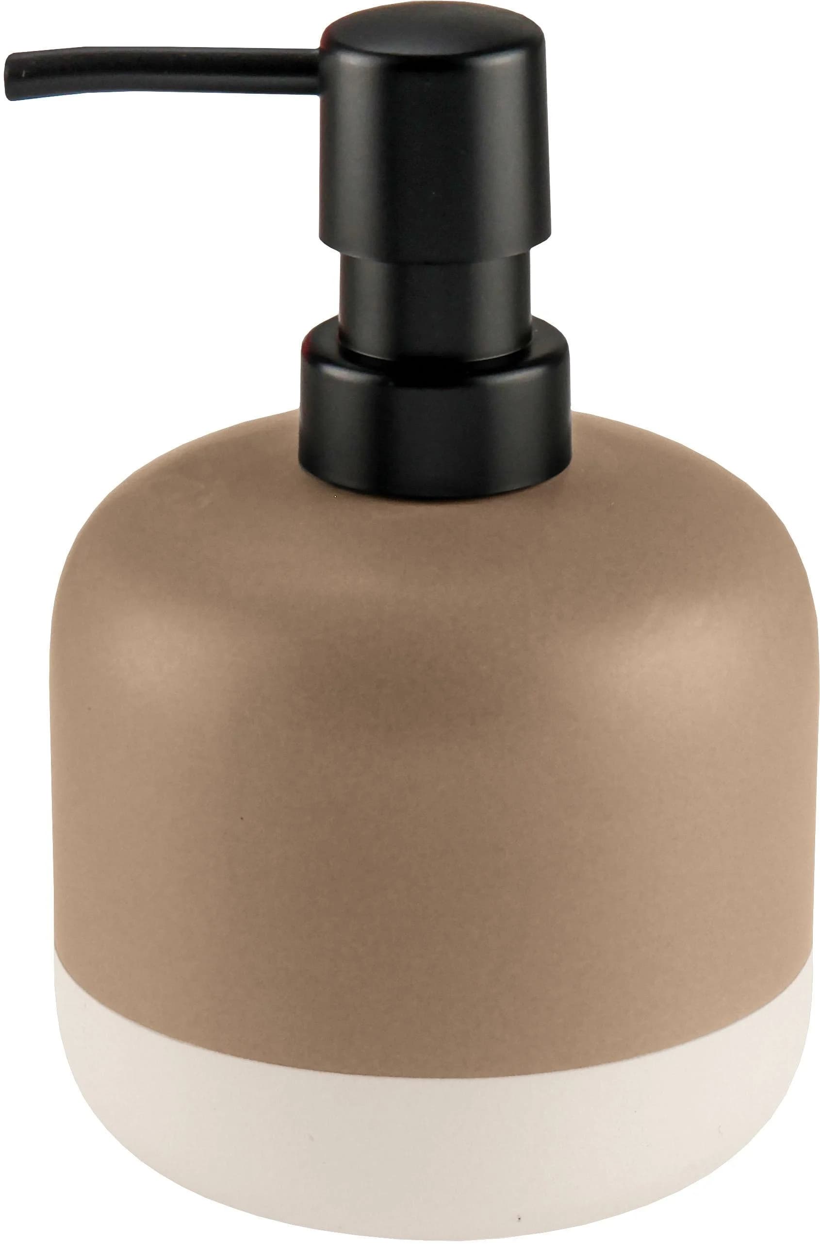 Seifenspender KLEINE WOLKE "Lunella" Taupe Dosierspender