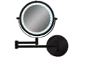 LED-Lichtspiegel Rund Schwarz Bild 2