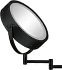 LED-Lichtspiegel Rund Schwarz Bild 3