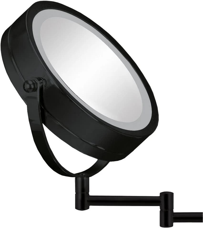 LED-Lichtspiegel Rund Schwarz - Bild 3