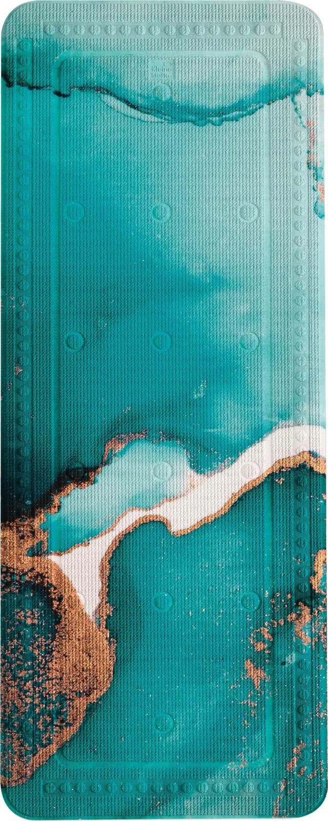 Kleine Wolke Wanneneinlage Petrol rutschhemmend PVC Schaum