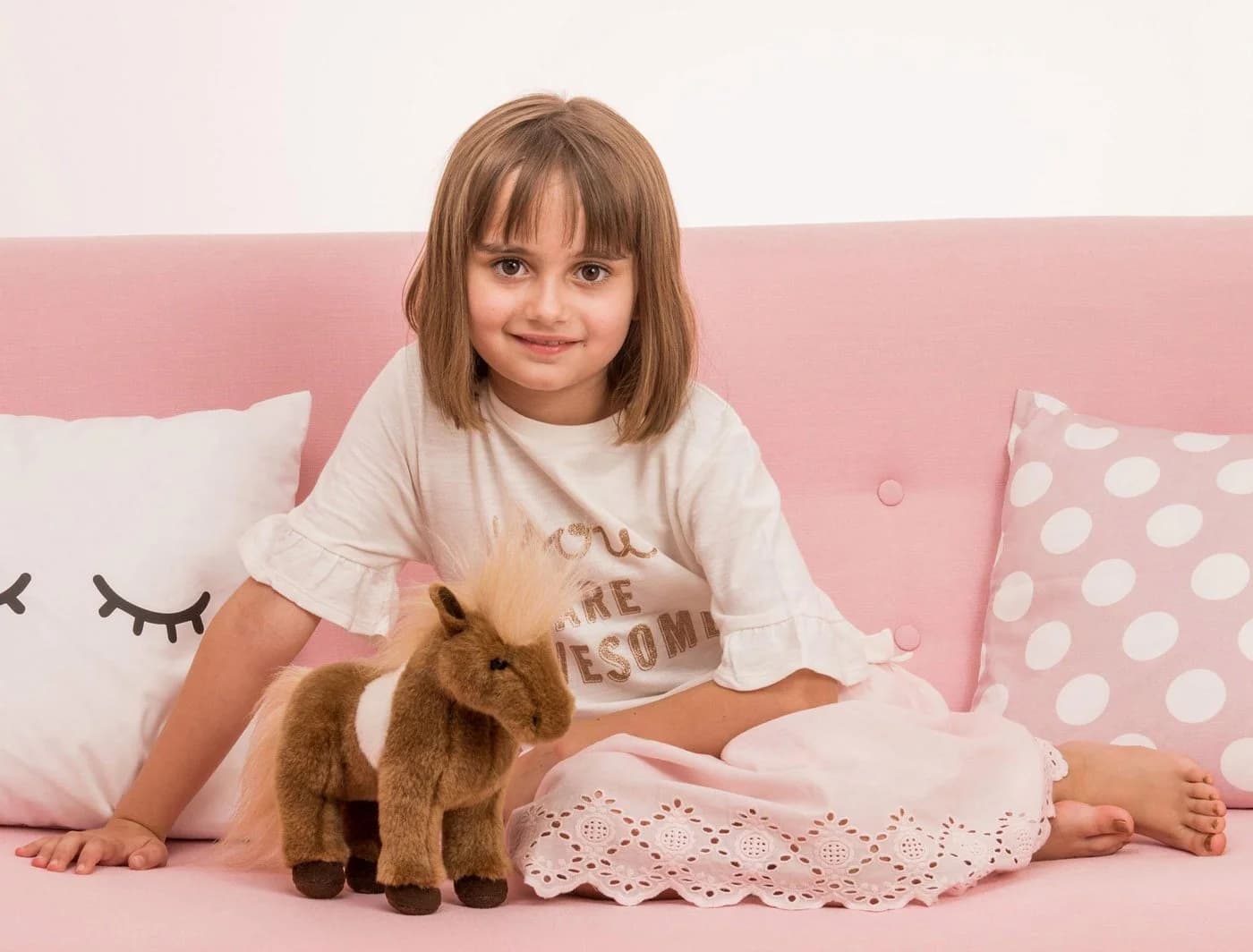 Teddy Hermann® Kuscheltier Shetlandpony 25 cm Braun - Bild 4