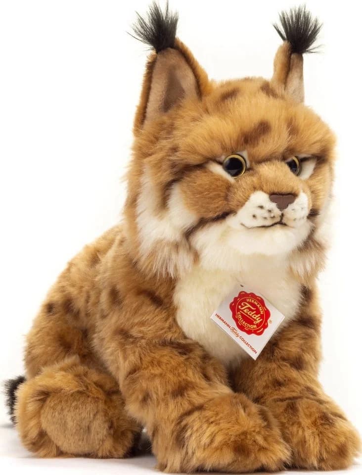 Teddy Hermann® Kuscheltier Herzekind Luchs 26 cm Braun