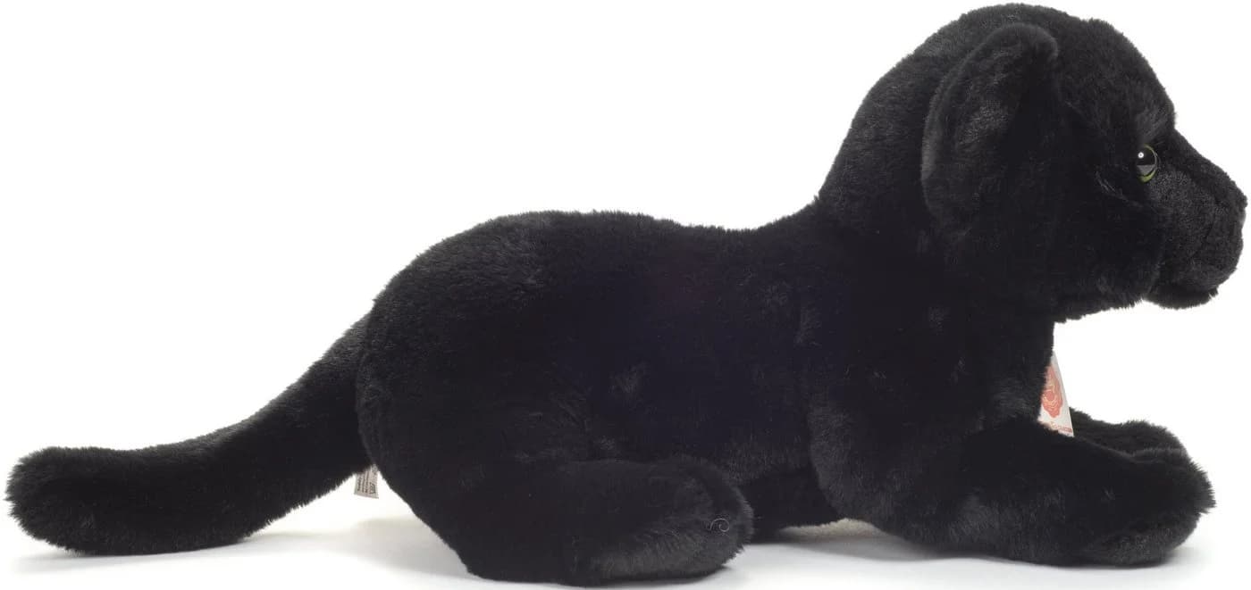 Teddy Hermann® Kuscheltier Panther Baby liegend 30 cm Schwarz