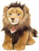 Teddy Hermann Kuscheltier Löwe sitzend 30 cm Beige Acryl Bild 2