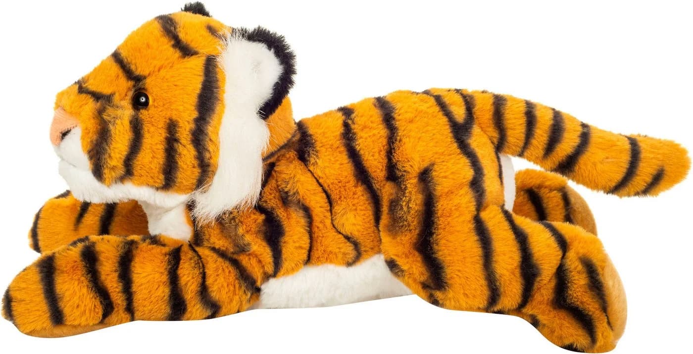 Teddy Hermann® Kuscheltier Tiger liegend, 33 cm, Orange