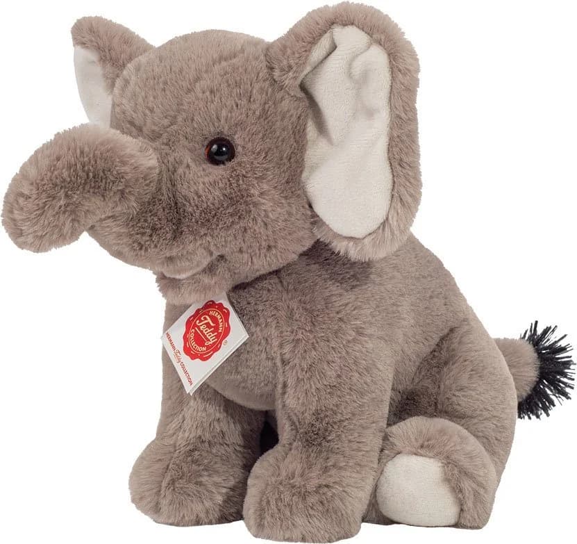 Teddy Hermann® Kuscheltier Elefant sitzend 25 cm Grau - Bild 2
