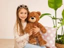 Teddy Hermann® Kuscheltier Teddy sitzend braun 55 cm mit aufgestickten Tatzen Bild 4