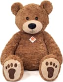 Teddy Hermann® Kuscheltier Teddy 75 cm Braun mit aufgestickten Tatzen Bild 2