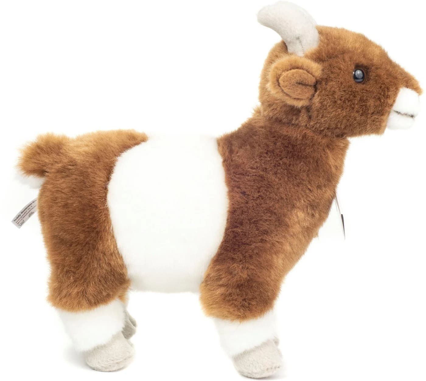 Teddy Hermann® Kuscheltier Ziege 22 cm braun/weiß