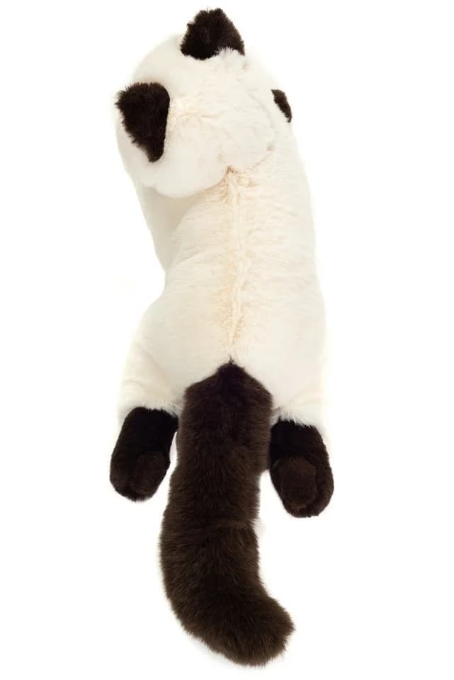 Teddy Hermann Kuscheltier Birma-Katze Liegend 36 cm Weiß - Bild 3
