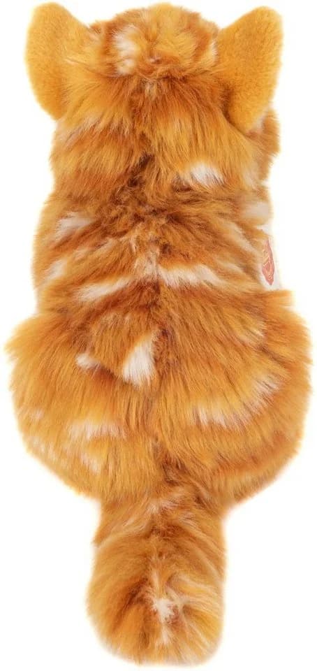 Teddy Hermann® Kuscheltier Katze liegend rot getigert 20 cm - Bild 3