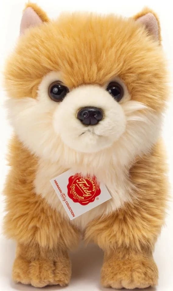 Teddy Hermann® Kuscheltier Zwergspitz Braun/Rot 22 cm - Bild 3