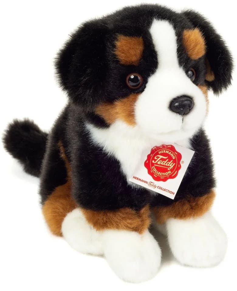 Teddy Hermann Kuscheltier Berner Sennenhund sitzend schwarz/braun/weiß 21 cm - Bild 2