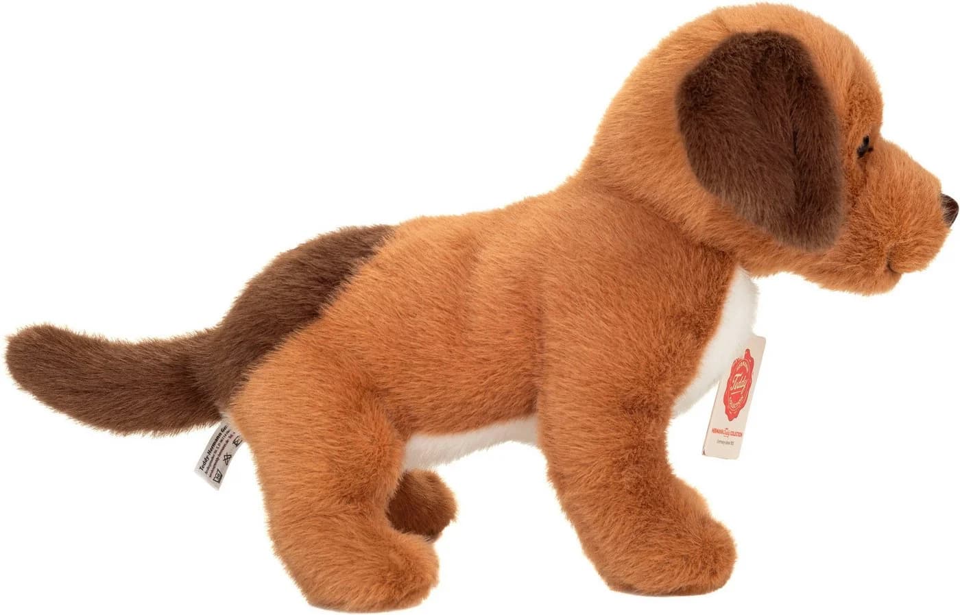 Teddy Hermann® Kuscheltier Hundewelpe Milow 25 cm Braun - Bild 3
