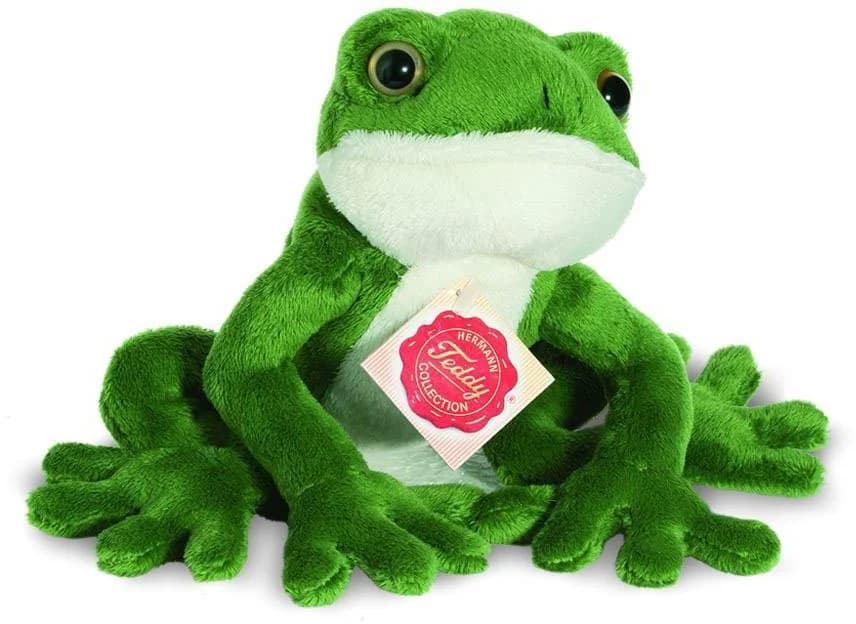 Teddy Hermann® Kuscheltier Frosch Grün 15 cm - Bild 2