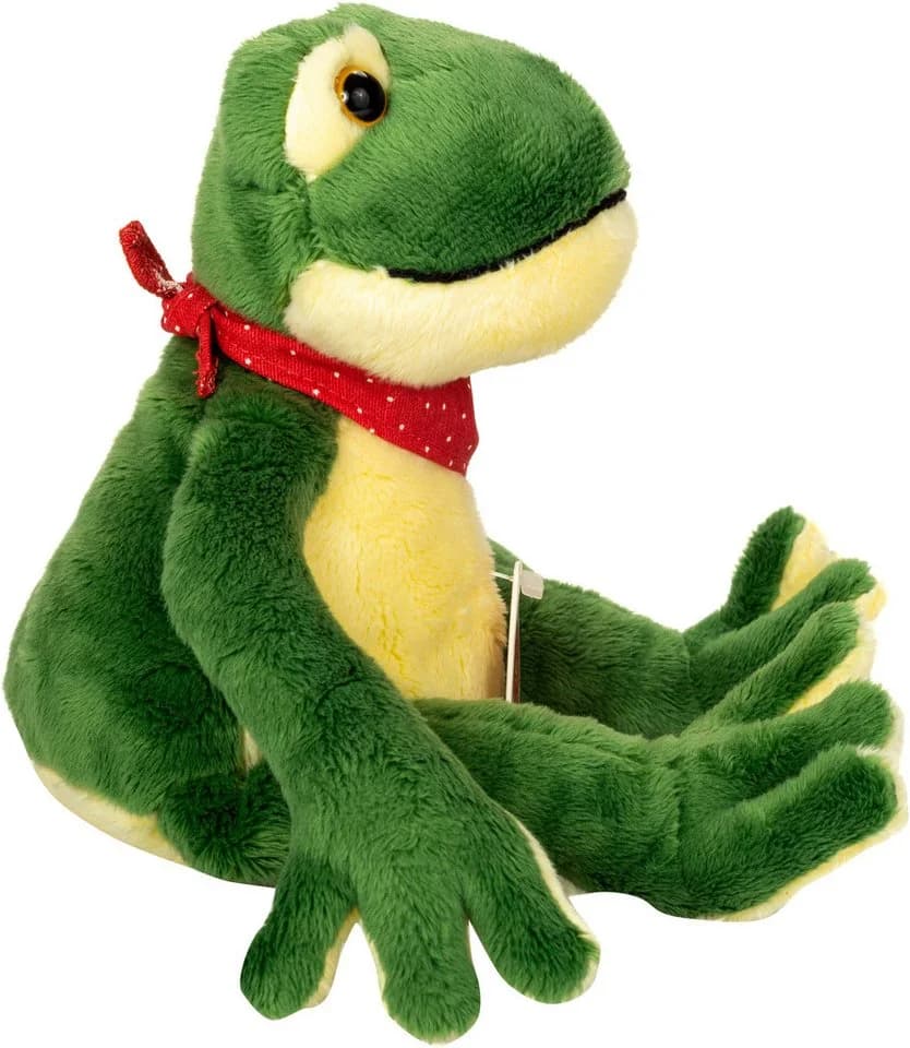 Teddy Hermann® Kuscheltier Schlenkerfrosch 28 cm Grün - Bild 3