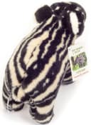 Teddy Hermann Kuscheltier Tapir Baby 24 cm Schwarz/Weiß Bild 4