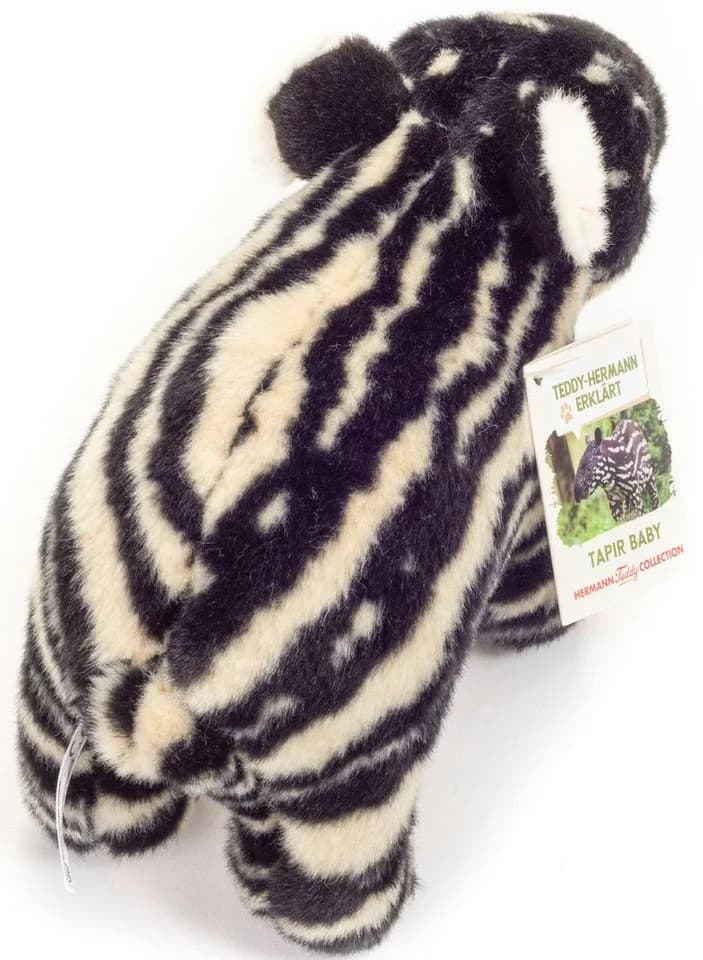 Teddy Hermann Kuscheltier Tapir Baby 24 cm Schwarz/Weiß - Bild 4