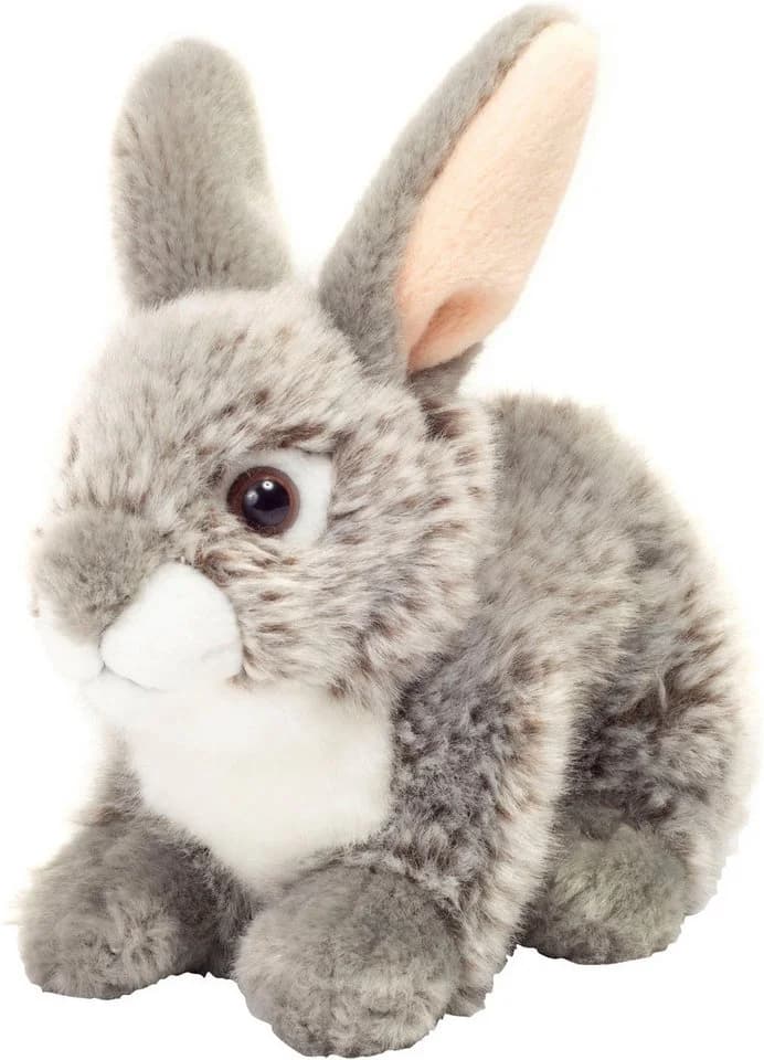 Teddy Hermann® Kuscheltier Hase Sitzend Grau 18 cm - Bild 2