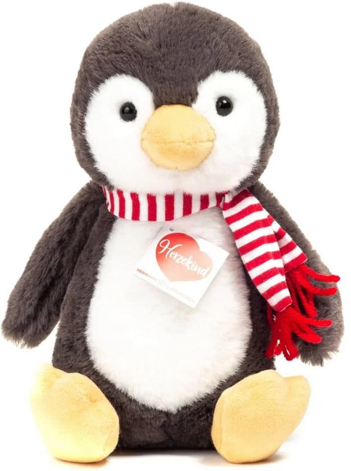 Teddy Hermann Kuscheltier Pinguin Pancho Grau Schlenkertier - Bild 2
