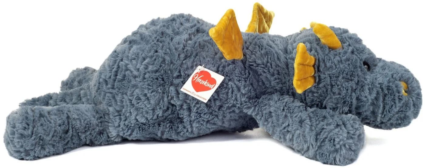 Teddy Hermann Kuscheltier Drache Lottie Grau 48 cm