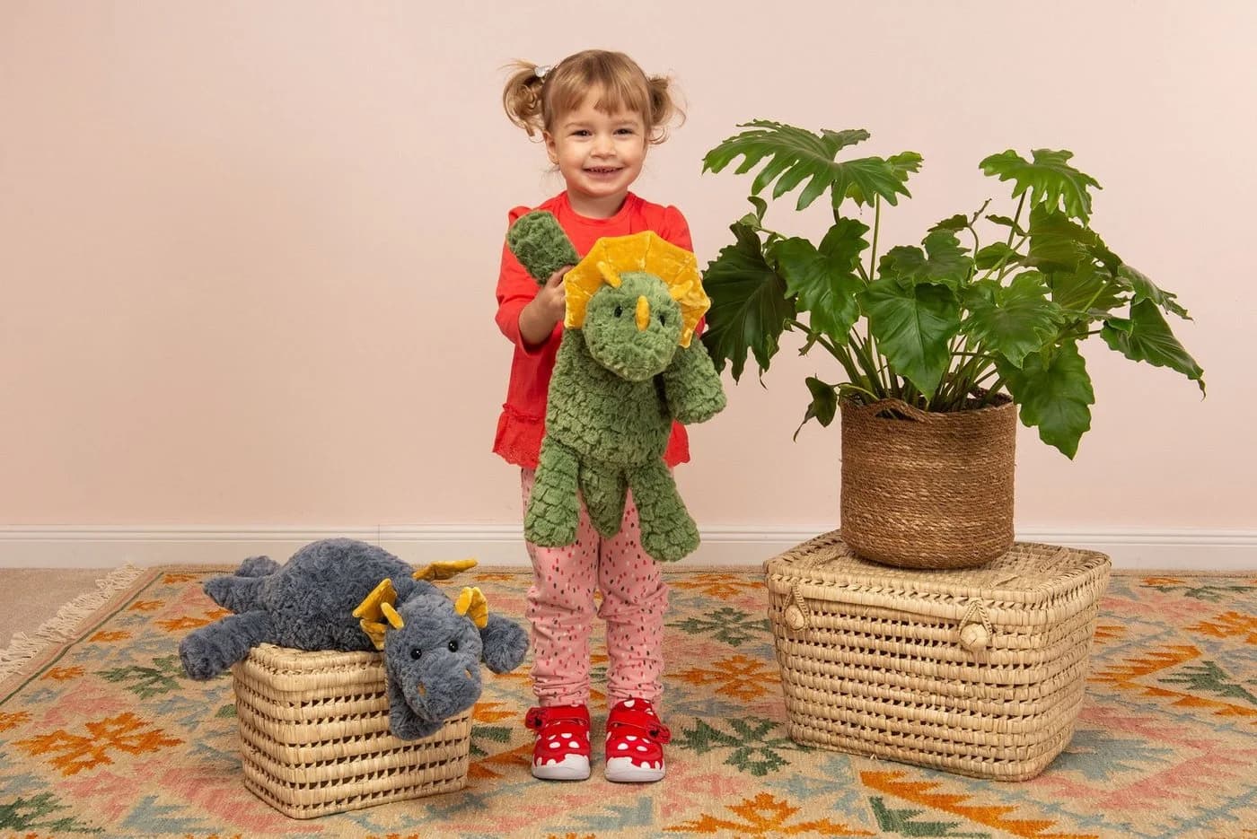 Teddy Hermann Kuscheltier Drache Lottie Grau 48 cm - Bild 5