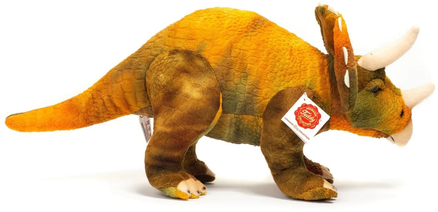 Teddy Hermann Kuscheltier Dinosaurier Triceratops Bunt Recyceltes Material - Bild 3