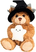 Teddy Hermann® Halloween Kuscheltier mit Gespenst und Hexenhut, 20 cm, Braun Bild 2